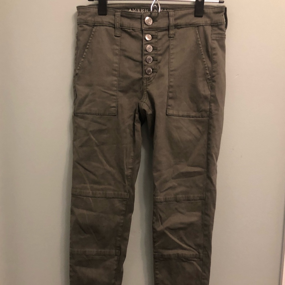 American Eagle Jegging Pant, Army Green